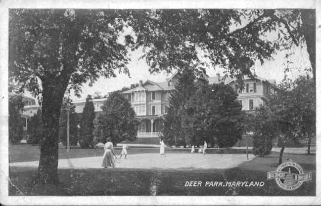 Deer Park Hotel Postcard image. Click for full size.