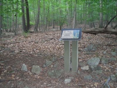 Marker on the New Jersey Brigade Trail. Click for full size. Marker on the New Jersey Brigade Trail image. Click for full size.