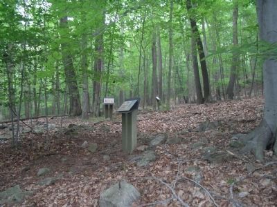 Markers at the New Jersey Brigade Site image. Click for full size.