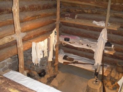 Soldier Hut Interior. Click for full size. Soldier Hut Interior image. Click for full size.