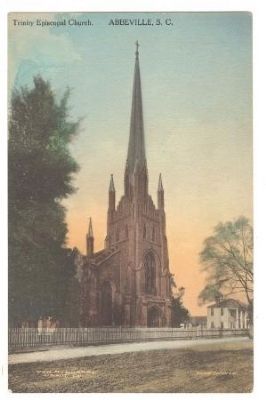 Trinity Episcopal Church Postcard<br>Sold by the McMurray Drug Company image. Click for full size.