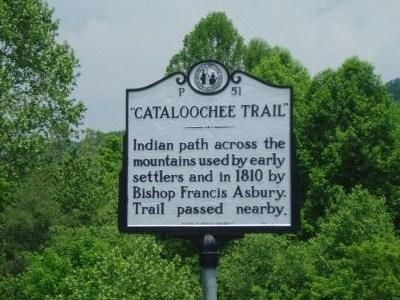 "Cataloochee Trail" Marker image. Click for full size.