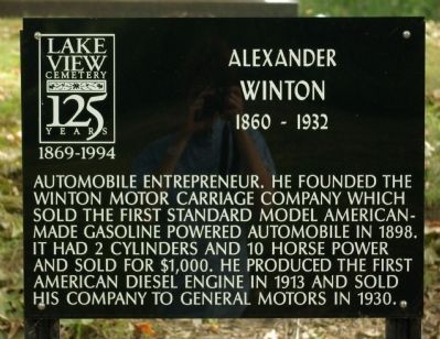 Alexander Winton Marker image. Click for full size.