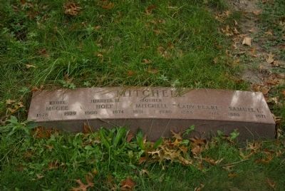 Mitchell family grave marker. Click for full size. Mitchell family grave marker image. Click for full size.