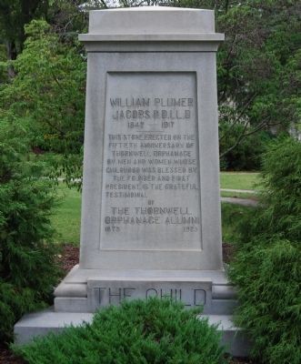 William Plumer Jacobs, D.D., LL.D. Marker image. Click for full size.