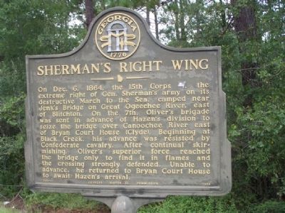 Sherman's Right Wing Marker image. Click for full size.