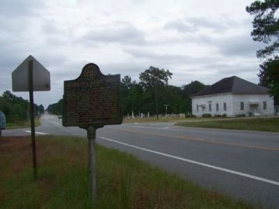 Sherman's Right Wing Marker, at Black Creek Church Road image. Click for full size.
