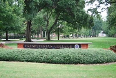Presbyterian College Main Entrance. Click for full size. Presbyterian College Main Entrance image. Click for full size.