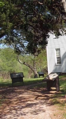 Markers in Pamplin Historical Park. Click for full size. Markers in Pamplin Historical Park image. Click for full size.
