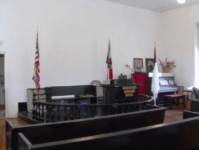 Stone Church Pulpit. Click for full size. Stone Church Pulpit image. Click for full size.
