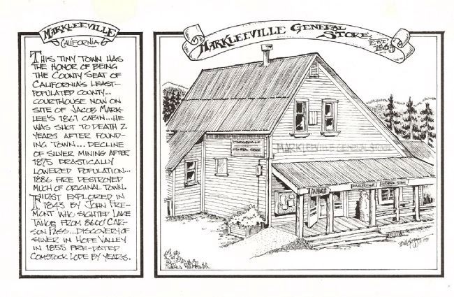 Markleeville General Store image. Click for full size.