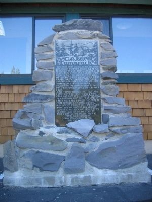 Camp Tamarack Marker. Click for full size. Camp Tamarack Marker image. Click for full size.