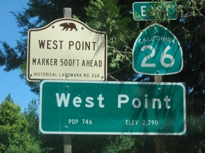 West Point State Historical Landmark Sign image. Click for full size.