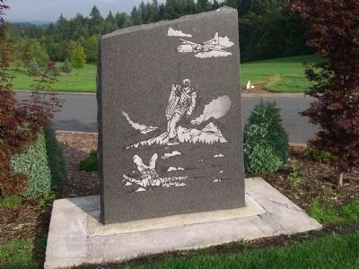 King 56 Aircrew Memorial Marker </b>back image. Click for full size.