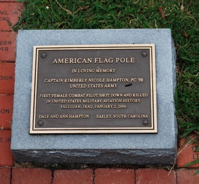 American Flag Pole Marker image. Click for full size.
