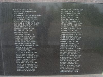 Oregon Korean War Veterans Memorial Marker </b>- Panel 4 image. Click for full size.