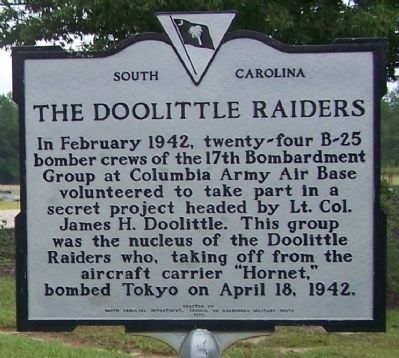 The Doolittle Raiders Marker image. Click for full size.