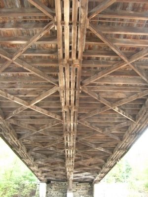 Blenheim Bridge Detail image. Click for full size.