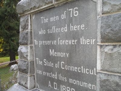 Back of Monument image. Click for full size.