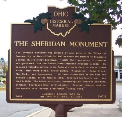 The Sheridan Monument Marker image. Click for full size.