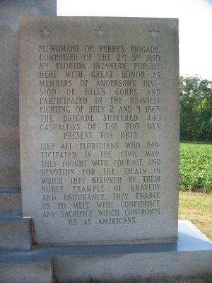 Front Side Inscription. Click for full size. Front Side Inscription image. Click for full size.