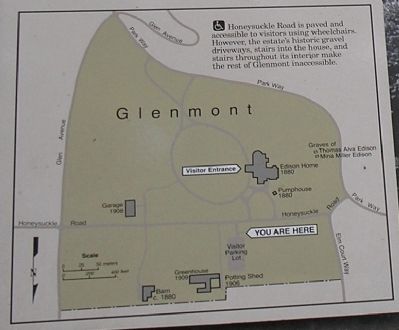 Map of Glenmont Area from Marker image. Click for full size.