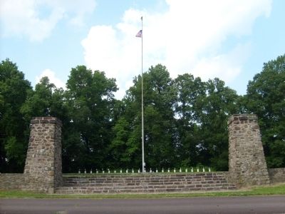 Entrance to Soldiers Burying Ground. Click for full size. Entrance to Soldiers Burying Ground image. Click for full size.