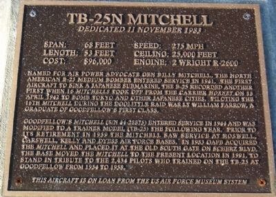TB-25N Mitchell Marker image. Click for full size.