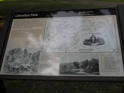 Llewellyn Park Marker image. Click for full size.