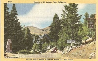 Summit of Kit Carson Pass, California image. Click for full size.