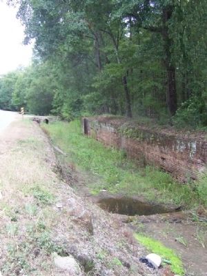 Bush Drive section of the remains of the Ogeechee Canal image. Click for full size.