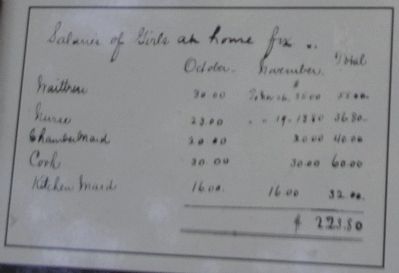 List of Female Staff from Marker. Click for full size. List of Female Staff from Marker image. Click for full size.