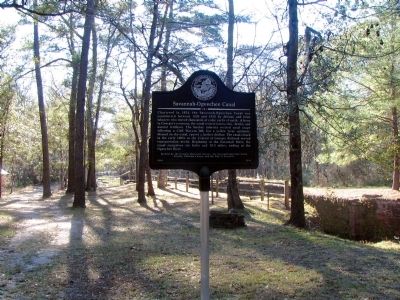 Savannah-Ogeechee Canal Marker. Click for full size. Savannah-Ogeechee Canal Marker image. Click for full size.