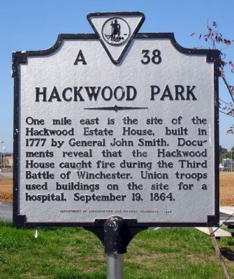 Hackwood Park Marker image. Click for full size.