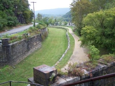 Remains of the Chesapeake and Ohio Canal. Click for full size. Remains of the Chesapeake and Ohio Canal image. Click for full size.