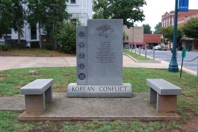 Korean Conflict Marker - Front image. Click for full size.