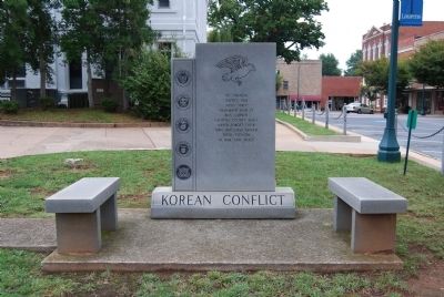 Korean Conflict Marker - Front. Click for full size. Korean Conflict Marker - Front image. Click for full size.