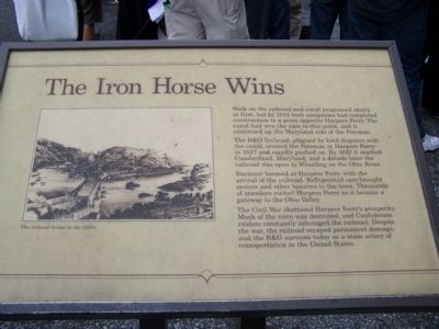 The Iron Horse Wins Marker image. Click for full size.