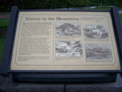 History in the Mountains Marker. Click for full size. History in the Mountains Marker image. Click for full size.