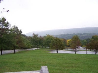 Blue Ridge Mountains seen from the Visitors Center image. Click for full size.