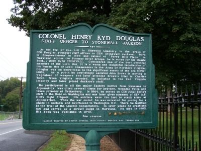 Colonel Henry Kyd Douglas Marker image. Click for full size.