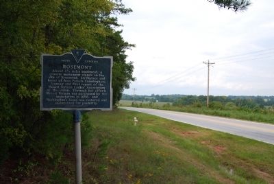 Rosemont Marker Facing North image. Click for full size.