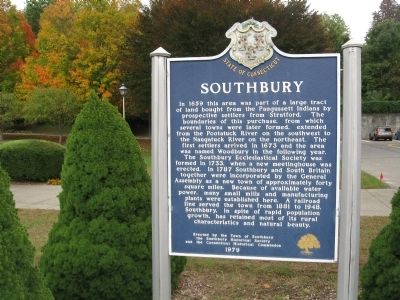 Southbury Marker image. Click for full size.