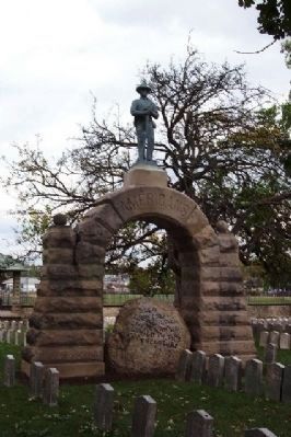 Confederate Soldier Monument. Click for full size. Confederate Soldier Monument image. Click for full size.