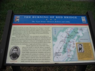 The Burning of Red Bridge Marker image. Click for full size.