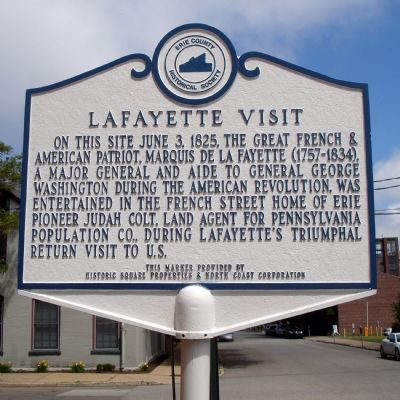 Lafayette Visit Marker image. Click for full size.