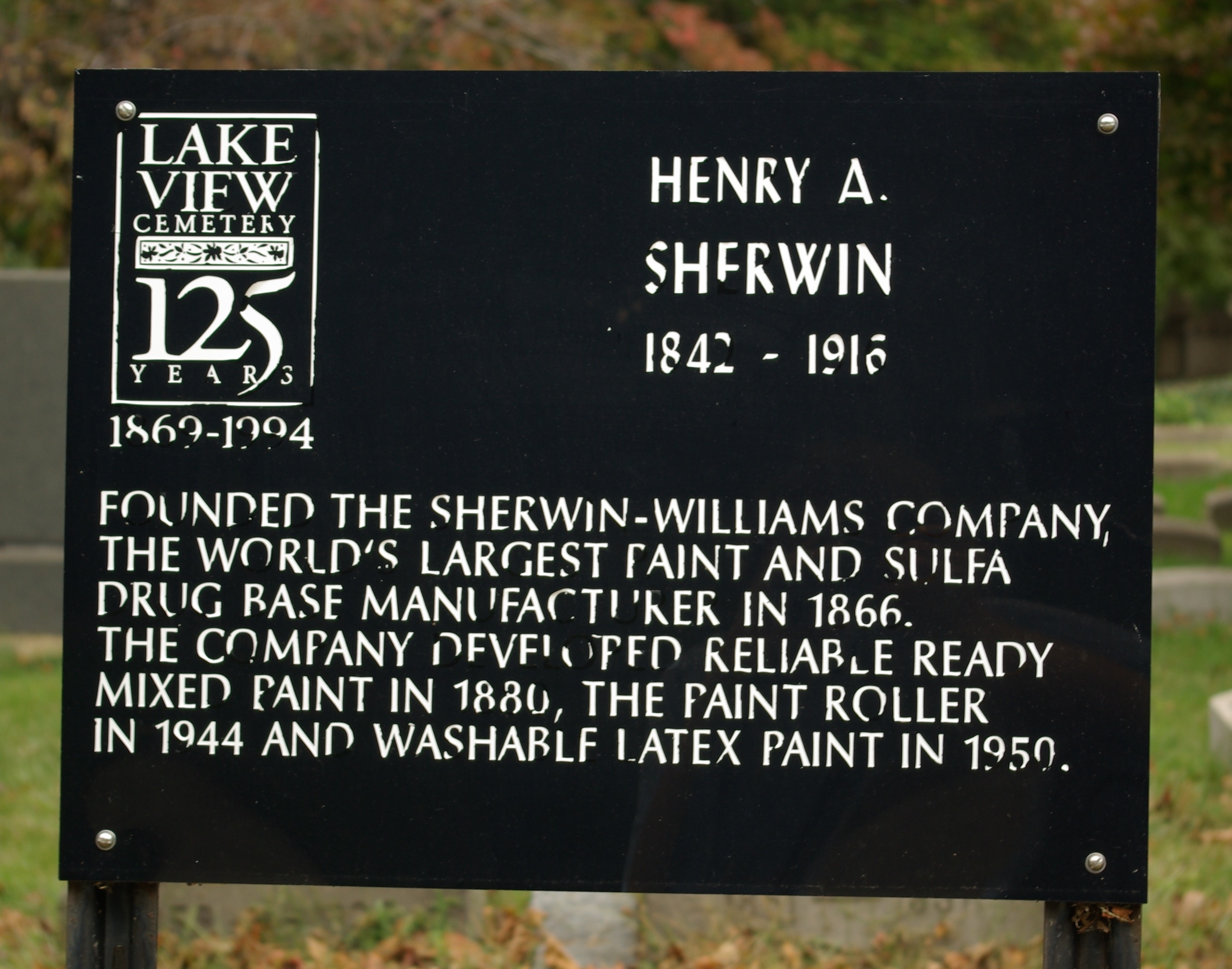 Henry A. Sherwin Marker