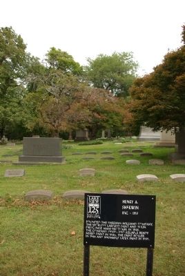 Henry A. Sherwin Marker. Click for full size. Henry A. Sherwin Marker image. Click for full size.
