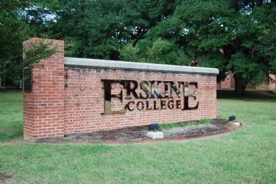 Erskine College Sign image. Click for full size.