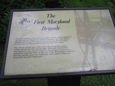 The First Maryland Brigade Marker. Click for full size. The First Maryland Brigade Marker image. Click for full size.